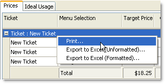 PrintSalesMix