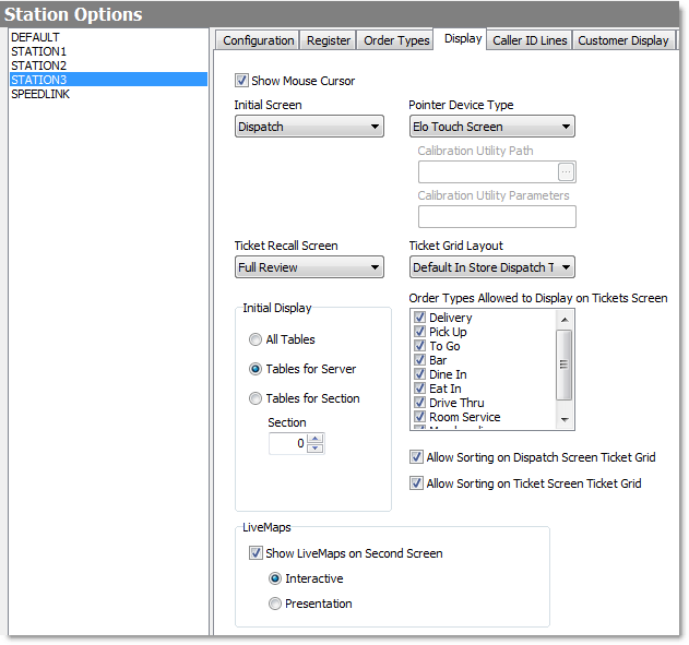 StationOptionsDisplay